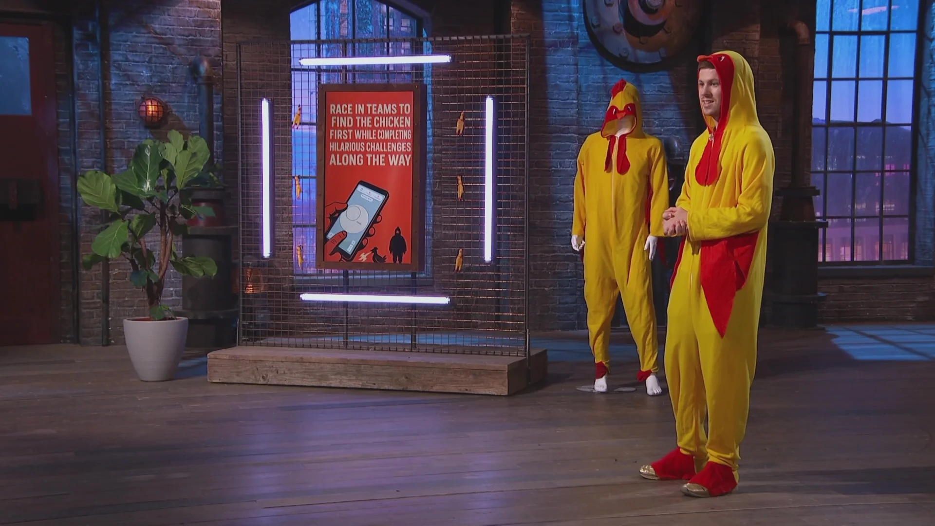 Snapshot of the open set in the Den